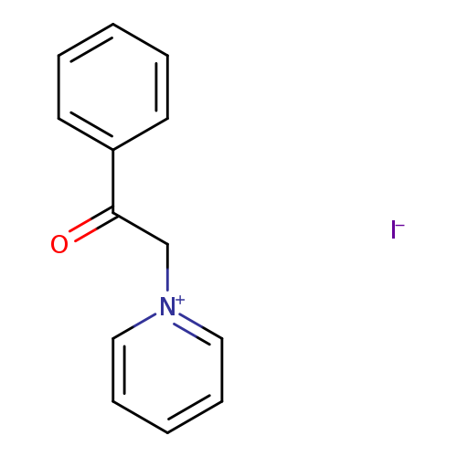 Pyridinium, 1-(2-oxo-2-phenylethyl)-, iodide (1:1)