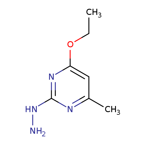 2(1H)-Pyrimidinone, 4-ethoxy-6-methyl-, hydrazone
