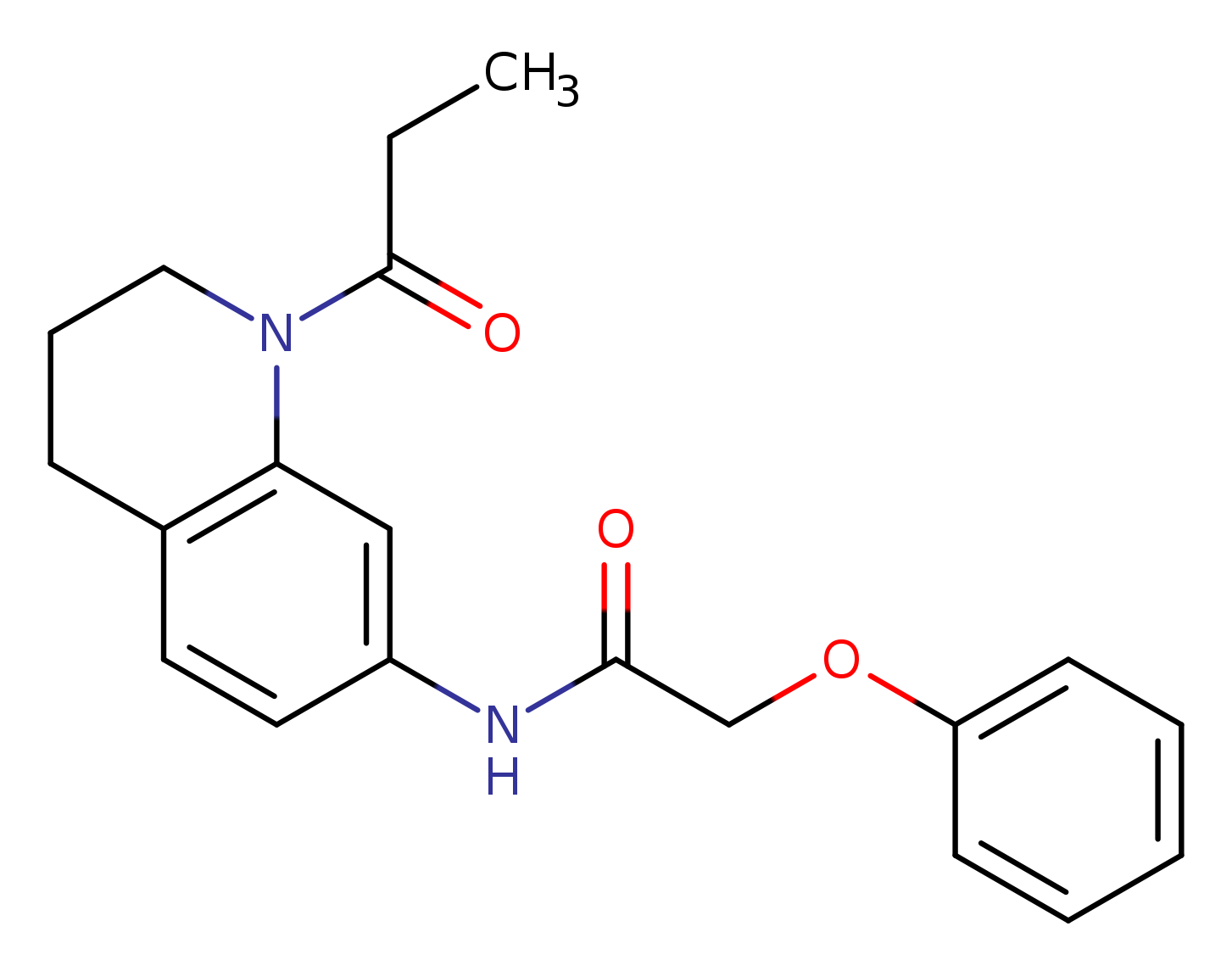 2-phenoxy-N-(1-propanoyl-1,2,3,4-tetrahydroquinolin-7-yl)acetamide