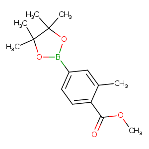Benzoic acid, 2-Methyl-4-(4,4,5,5-tetraMethyl-1,3,2-dioxaborolan-2-yl)-, Methyl ester