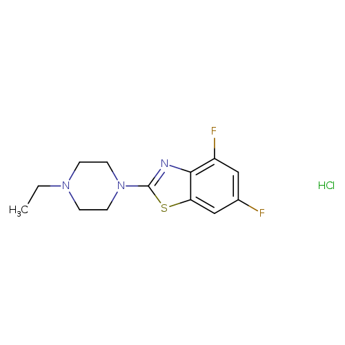 2-(4-ethylpiperazin-1-yl)-4,6-difluoro-1,3-benzothiazole hydrochloride