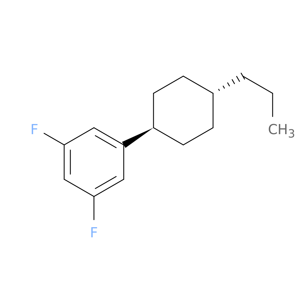 1,3-DIFLUORO-5-(TRANS-4-PROPYLCYCLOHEXYL)-BENZOL