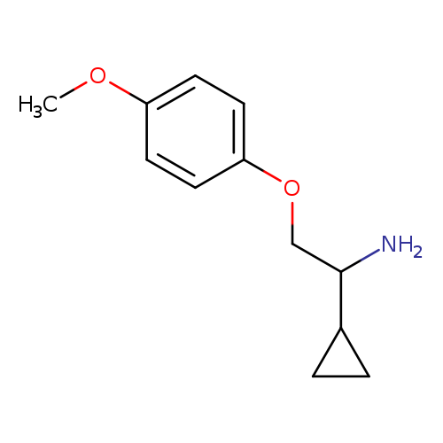 [1-Cyclopropyl-2-(4-methoxyphenoxy)ethyl]amine