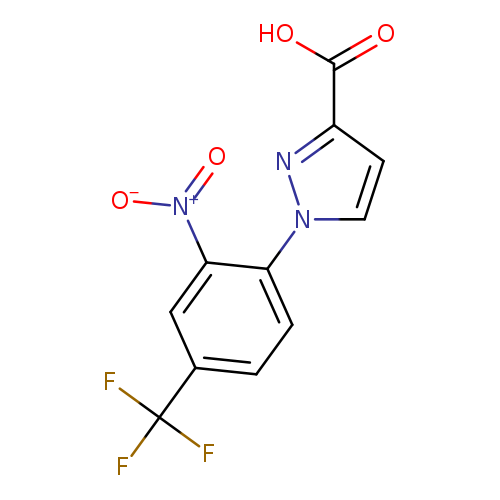 1-(2-Nitro-4-(trifluoromethyl)phenyl)-1H-pyrazole-3-carboxylic acid