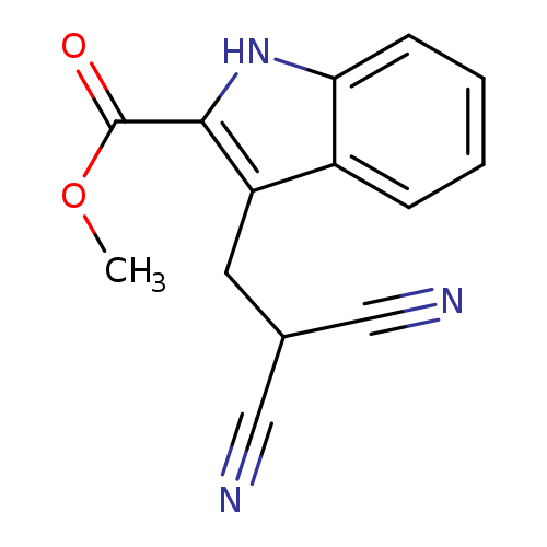methyl 3-(2,2-dicyanoethyl)-1H-indole-2-carboxylate