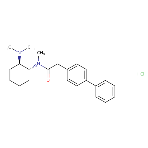 N-[2-(dimethylamino)cyclohexyl]-N-methyl-trans-[1,1'-biphenyl]-4-acetamide,monohydrochloride