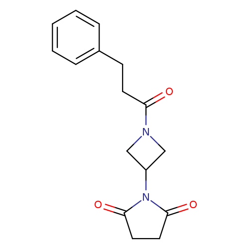 1-[1-(3-phenylpropanoyl)azetidin-3-yl]pyrrolidine-2,5-dione