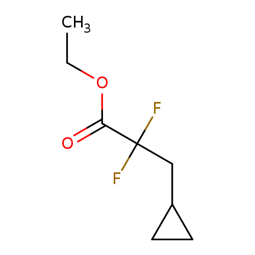 Cyclopropanepropanoic acid, α,α-difluoro-, ethyl ester