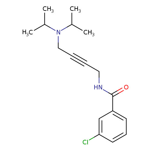 N-{4-[bis(propan-2-yl)amino]but-2-yn-1-yl}-3-chlorobenzamide