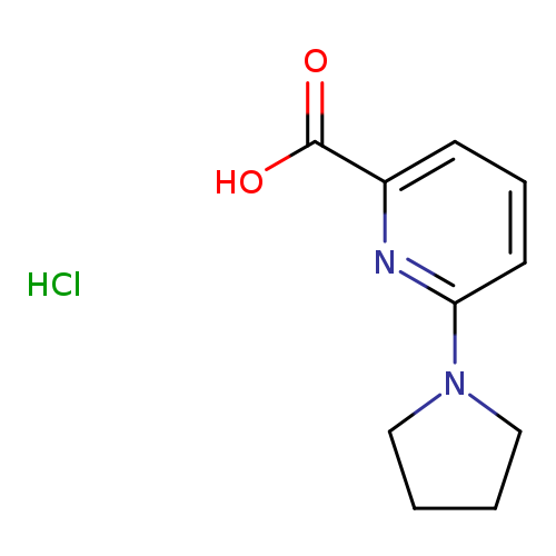 6-(pyrrolidin-1-yl)pyridine-2-carboxylicacidhydrochloride