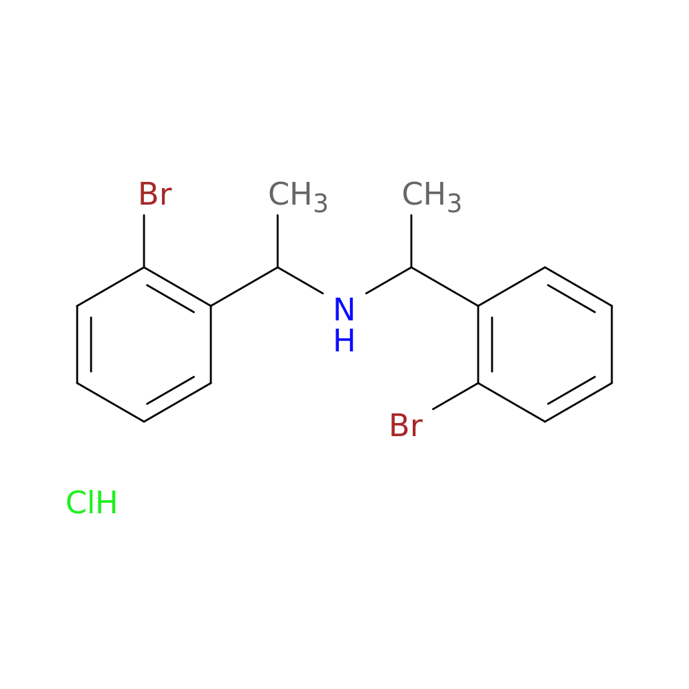 Bis(1-(2-bromophenyl)ethyl)amine, HCl