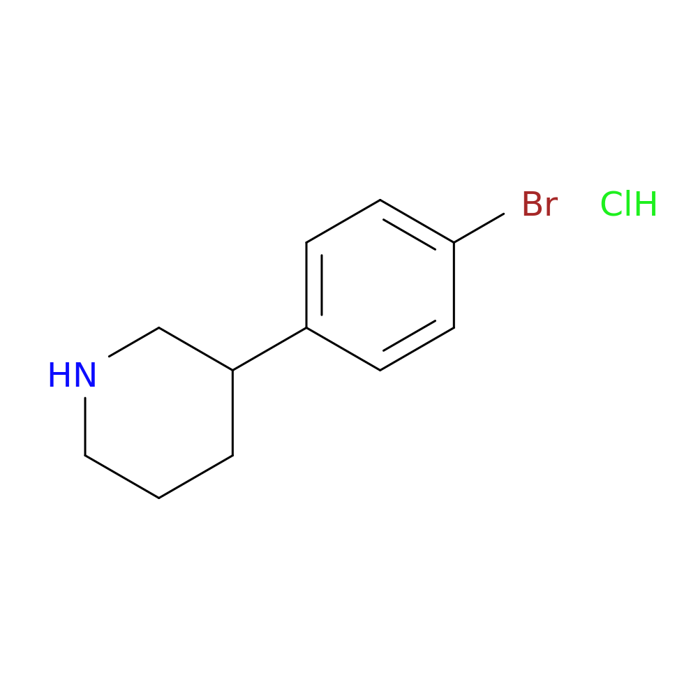 3-(4-Bromophenyl)piperidine hydrochloride