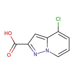 Pyrazolo[1,​5-​a]​pyridine-​2-​carboxylic acid, 4-​chloro-