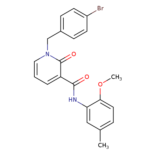 1-[(4-bromophenyl)methyl]-N-(2-methoxy-5-methylphenyl)-2-oxo-1,2-dihydropyridine-3-carboxamide