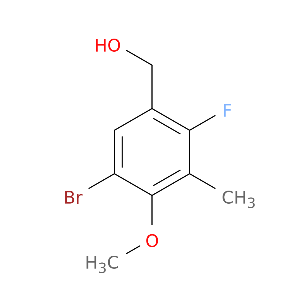 (5-Bromo-2-fluoro-4-methoxy-3-methylphenyl)methanol