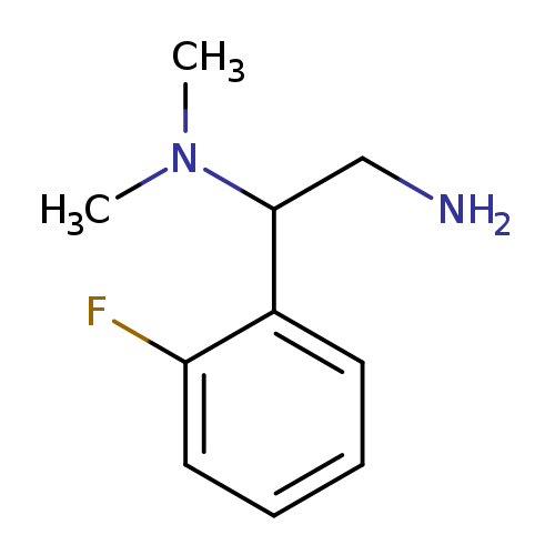 [2-Amino-1-(2-fluorophenyl)ethyl]dimethylamine