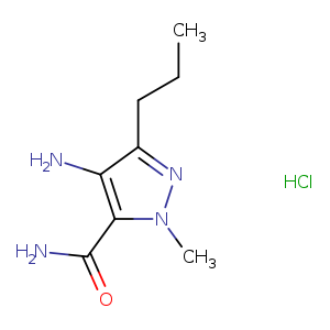 4-Amino-1-methyl-3-propyl-1H-pyrazole-5-carboxamide hydrochloride
