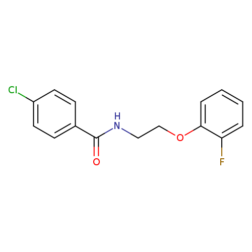 4-Chloro-n-[2-(2-fluorophenoxy)ethyl]benzamide