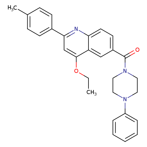 4-ethoxy-2-(4-methylphenyl)-6-(4-phenylpiperazine-1-carbonyl)quinoline