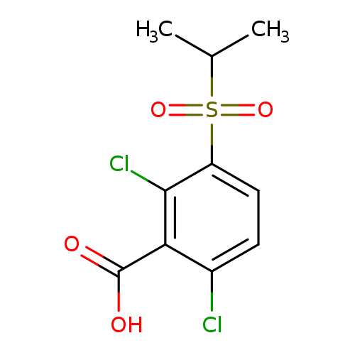 2,6-dichloro-3-(propane-2-sulfonyl)benzoic acid