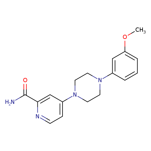 4-[4-(3-methoxyphenyl)piperazin-1-yl]pyridine-2-carboxamide