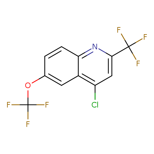 4-Chloro-6-(trifluoromethoxy)-2-(trifluoromethyl)quinoline