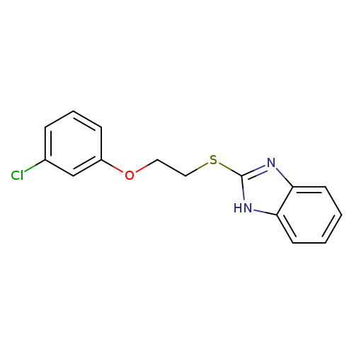 2-{[2-(3-chlorophenoxy)ethyl]sulfanyl}-1H-1,3-benzodiazole