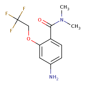 4-amino-N,N-dimethyl-2-(2,2,2-trifluoroethoxy)benzamide