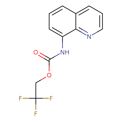2,2,2-trifluoroethyl N-(quinolin-8-yl)carbamate