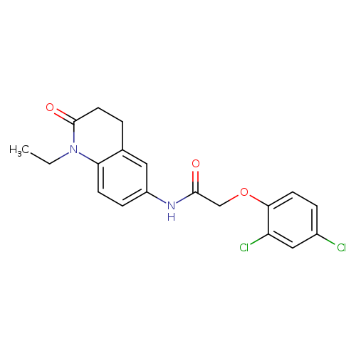 2-(2,4-dichlorophenoxy)-N-(1-ethyl-2-oxo-1,2,3,4-tetrahydroquinolin-6-yl)acetamide