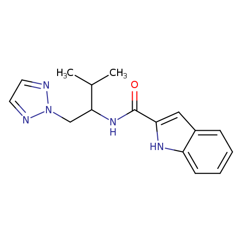 N-[3-methyl-1-(2H-1,2,3-triazol-2-yl)butan-2-yl]-1H-indole-2-carboxamide