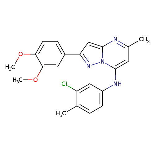 N-(3-chloro-4-methylphenyl)-2-(3,4-dimethoxyphenyl)-5-methylpyrazolo[1,5-a]pyrimidin-7-amine