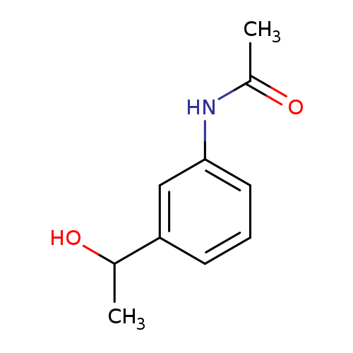 N-[3-(1-hydroxyethyl)phenyl]acetamide