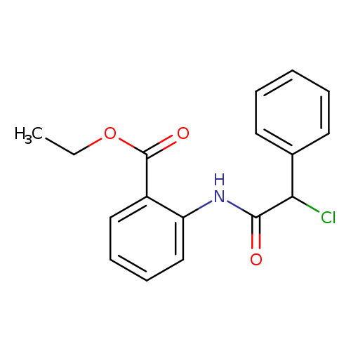 ethyl 2-(2-chloro-2-phenylacetamido)benzoate