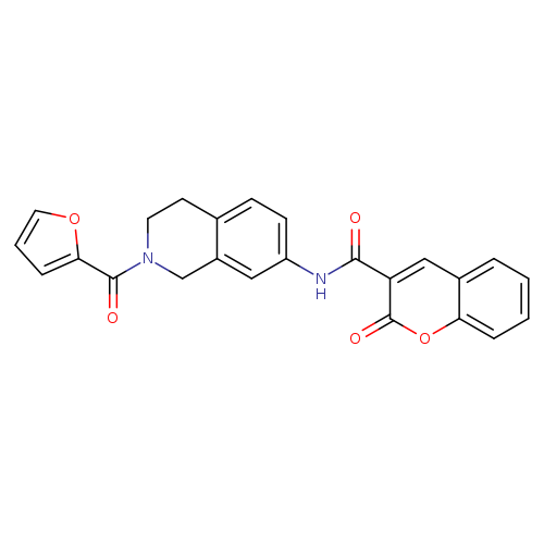 N-[2-(furan-2-carbonyl)-1,2,3,4-tetrahydroisoquinolin-7-yl]-2-oxo-2H-chromene-3-carboxamide