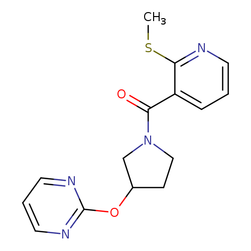 2-({1-[2-(methylsulfanyl)pyridine-3-carbonyl]pyrrolidin-3-yl}oxy)pyrimidine