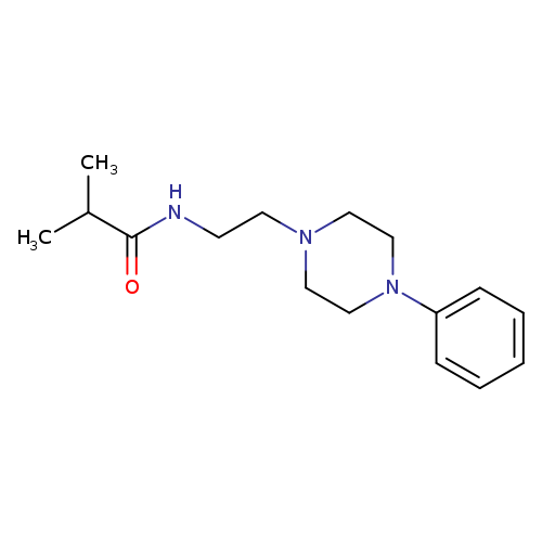 2-methyl-N-[2-(4-phenylpiperazin-1-yl)ethyl]propanamide