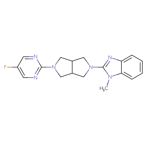2-[5-(5-fluoropyrimidin-2-yl)-octahydropyrrolo[3,4-c]pyrrol-2-yl]-1-methyl-1H-1,3-benzodiazole
