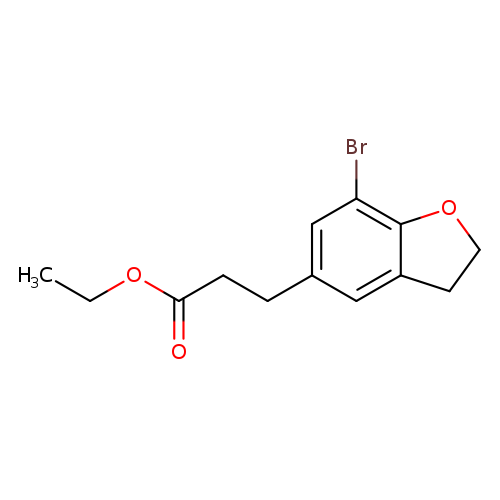 Ethyl 3-(7-bromo-2,3-dihydro-1-benzofuran-5-yl)propanoate
