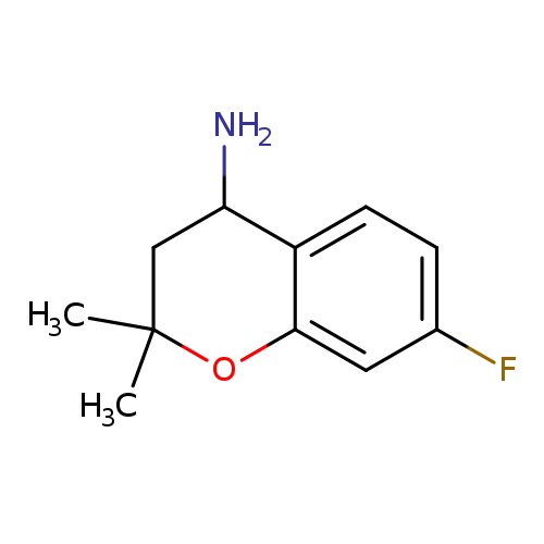 7-fluoro-2,2-dimethyl-3,4-dihydro-2H-1-benzopyran-4-amine