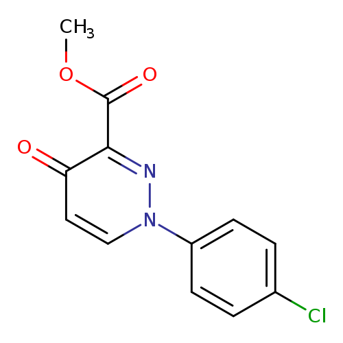 methyl 1-(4-chlorophenyl)-4-oxo-1,4-dihydropyridazine-3-carboxylate