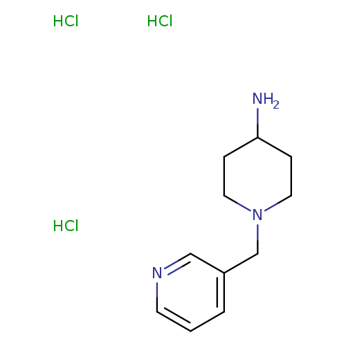 1-(Pyridin-3-ylmethyl)piperidin-4-amine trihydrochloride
