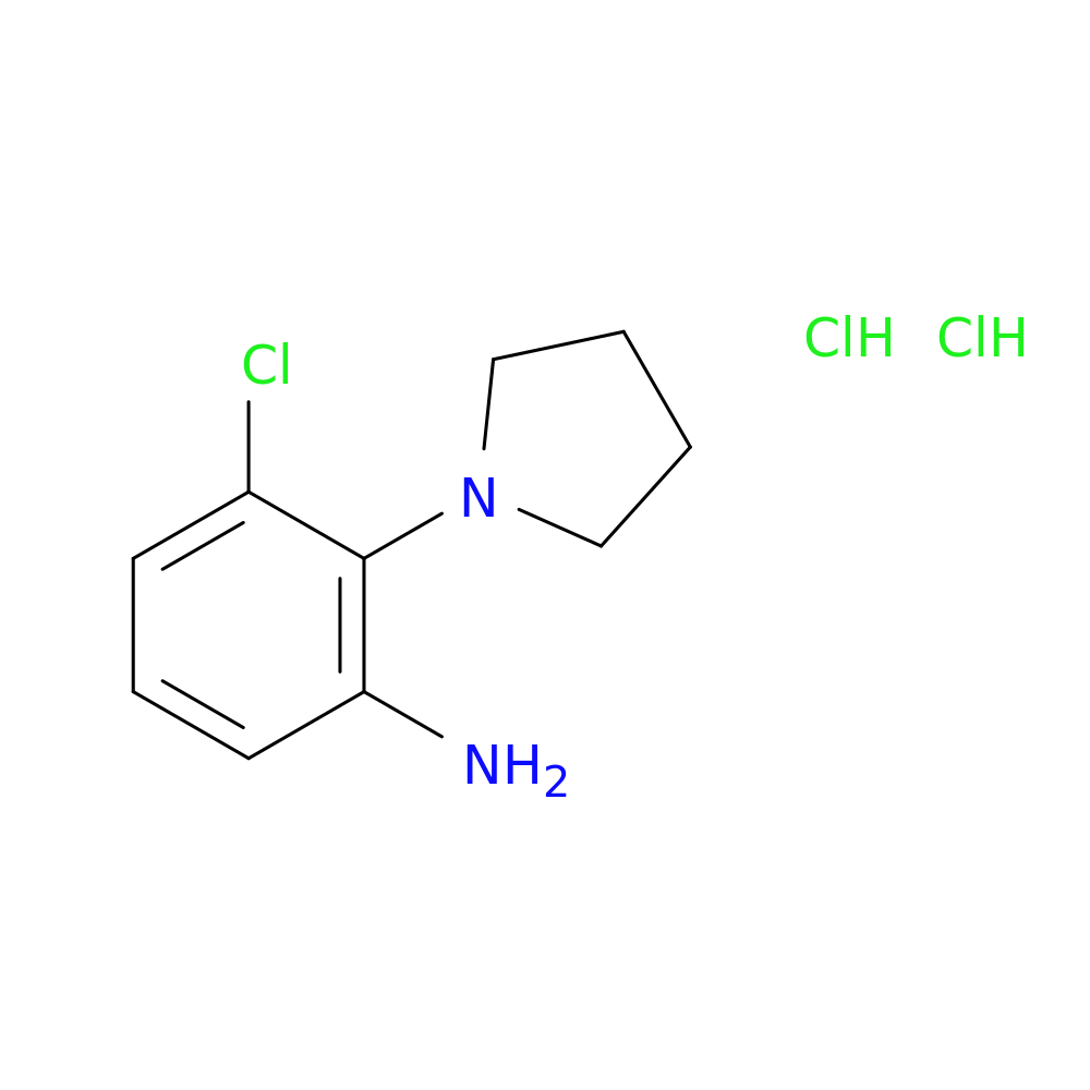 [3-chloro-2-(1-pyrrolidinyl)phenyl]amine dihydrochloride