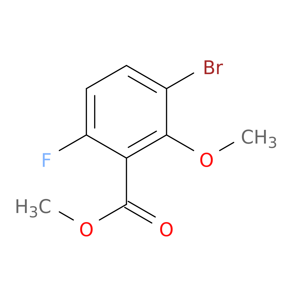 Benzoic acid, 3-bromo-6-fluoro-2-methoxy-, methyl ester
