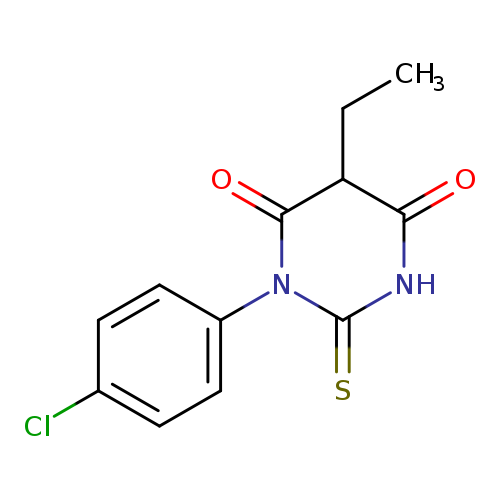 1-(4-Chlorophenyl)-5-ethyl-2-sulfanylidene-1,3-diazinane-4,6-dione