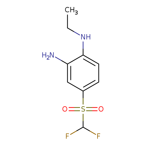 4-difluoromethanesulfonyl-1-N-ethylbenzene-1,2-diamine