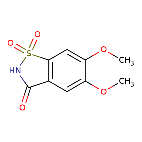 5,6-dimethoxy-2,3-dihydro-1lambda6,2-benzothiazole-1,1,3-trione