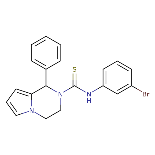 N-(3-bromophenyl)-1-phenyl-1H,2H,3H,4H-pyrrolo[1,2-a]pyrazine-2-carbothioamide