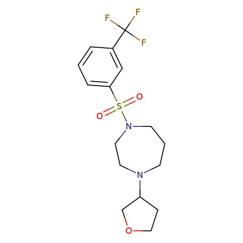 1-(oxolan-3-yl)-4-[3-(trifluoromethyl)benzenesulfonyl]-1,4-diazepane