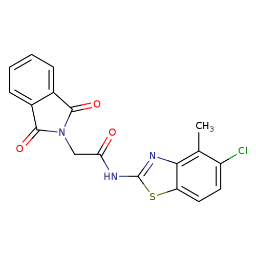 N-(5-chloro-4-methyl-1,3-benzothiazol-2-yl)-2-(1,3-dioxo-2,3-dihydro-1H-isoindol-2-yl)acetamide